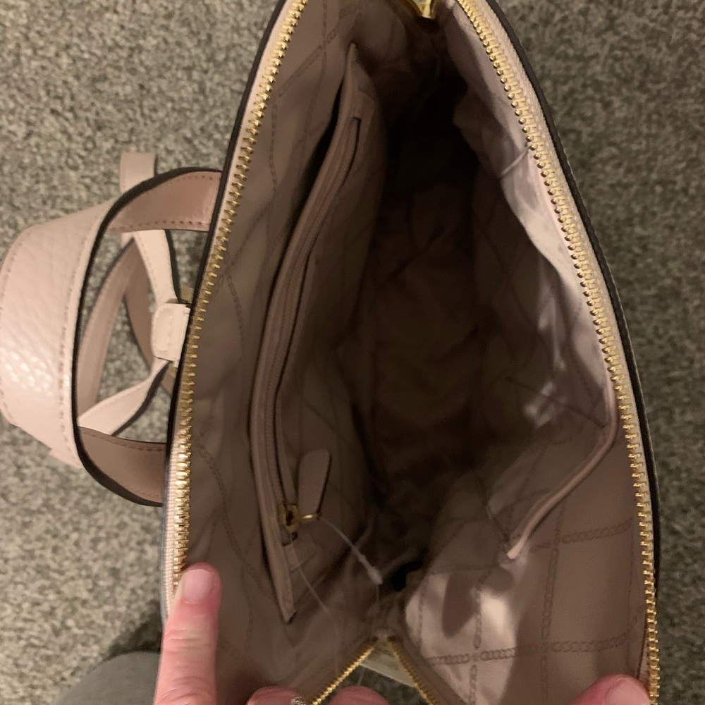 Michael Kors Rhea Pebbled Slim Backpack - Picture 3 of 4
